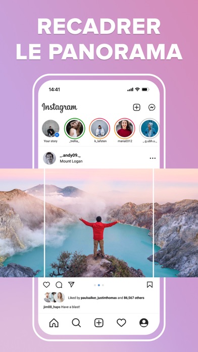 Screenshot #2 pour Grid - Grille Photo Instagram