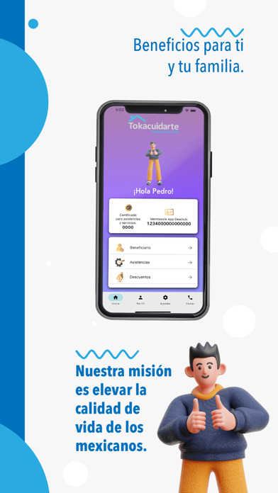 Tokacuidarte Screenshot