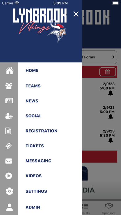 Lynbrook Vikings Athletics Screenshot