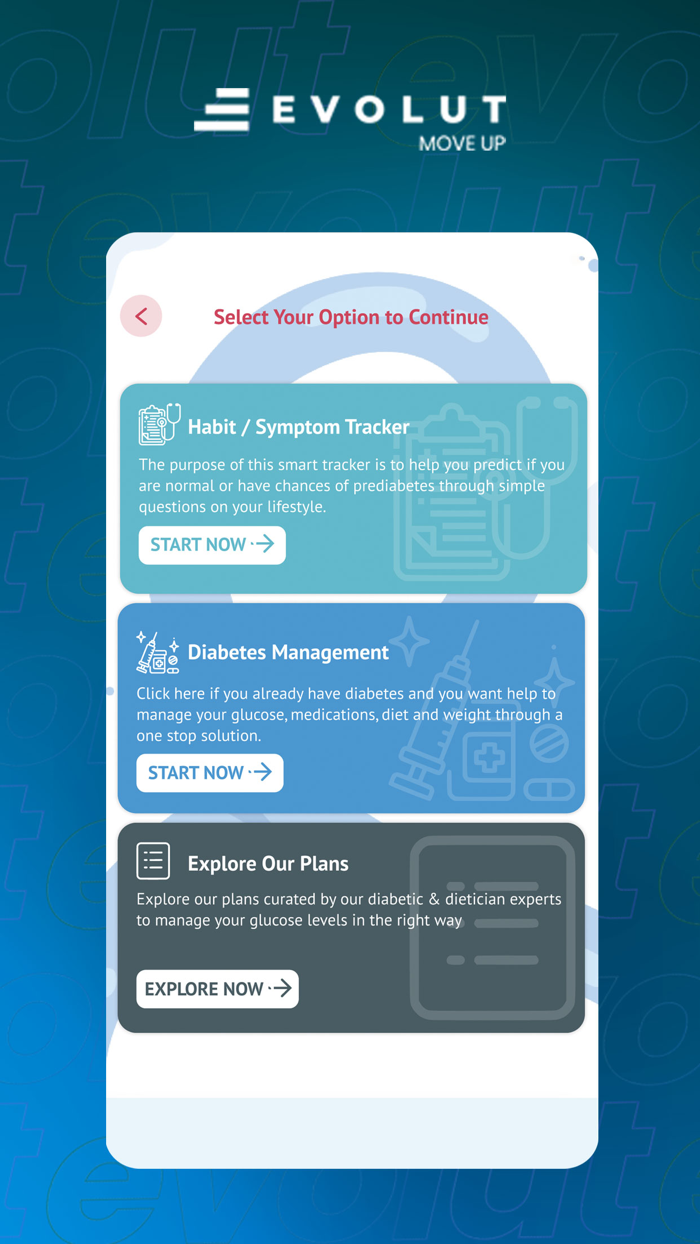 Evolut Diabetes Diet Exercise