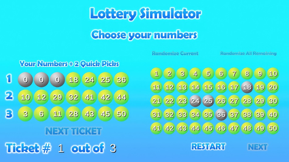 #2. Lottery Simulator (iOS) 由: Coouge Studios Inc.