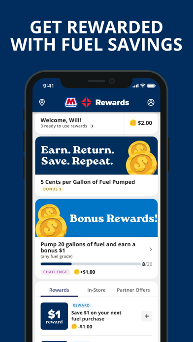 Marathon ARCO Rewards Screenshot