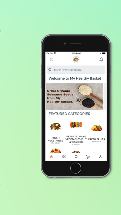 My Healthy Basket Screenshot