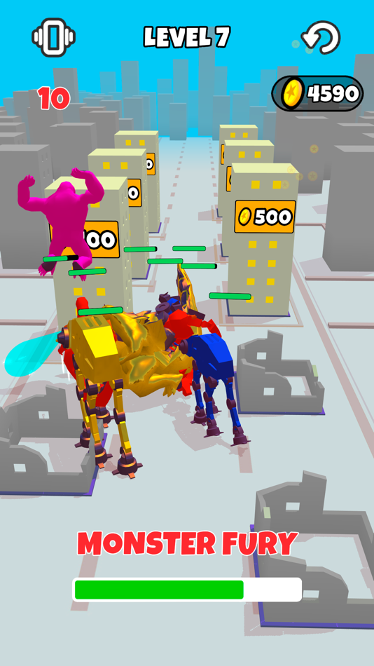 #7. Merge Monster 3D (iOS) 由: LIPSAR STUDIO, OOO