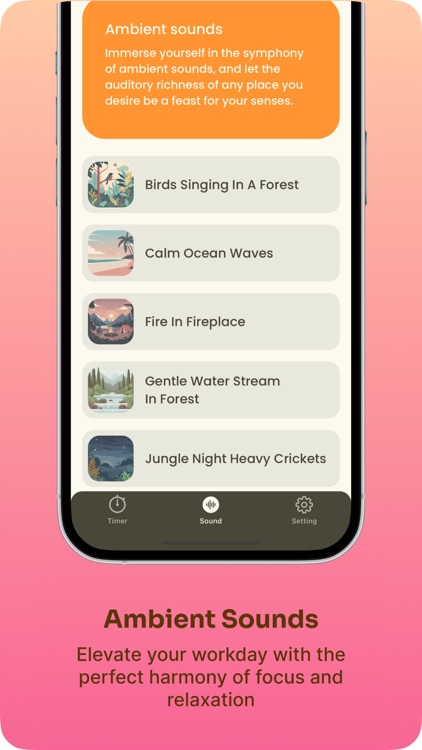 Ambient Focus - Timer & Sounds screenshot-3