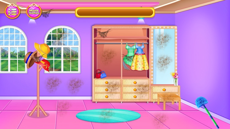 Doll House Design And Cleanup screenshot-3