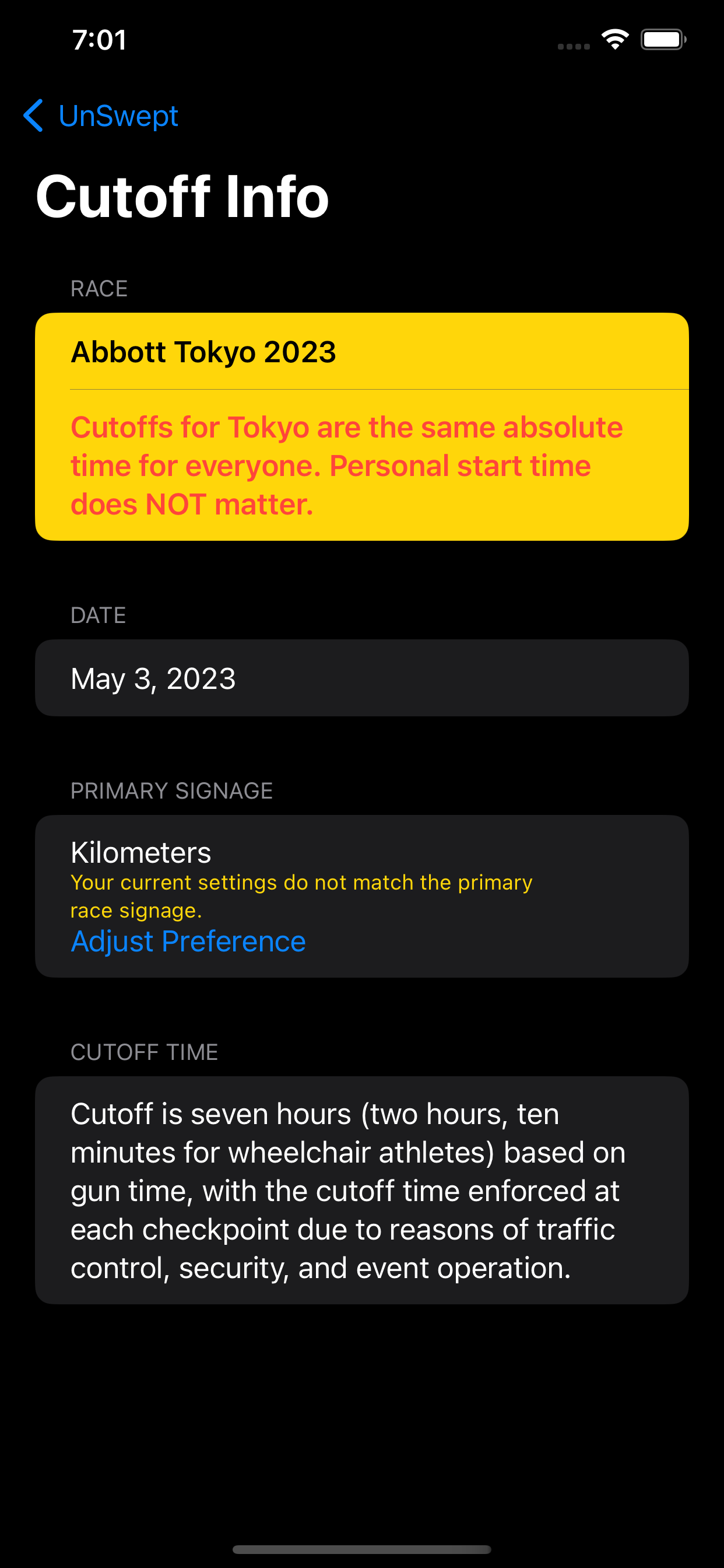 UnSwept