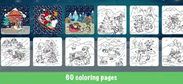 Game screenshot Christmas & New year coloring hack