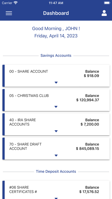 SM Federal Credit Union Screenshot