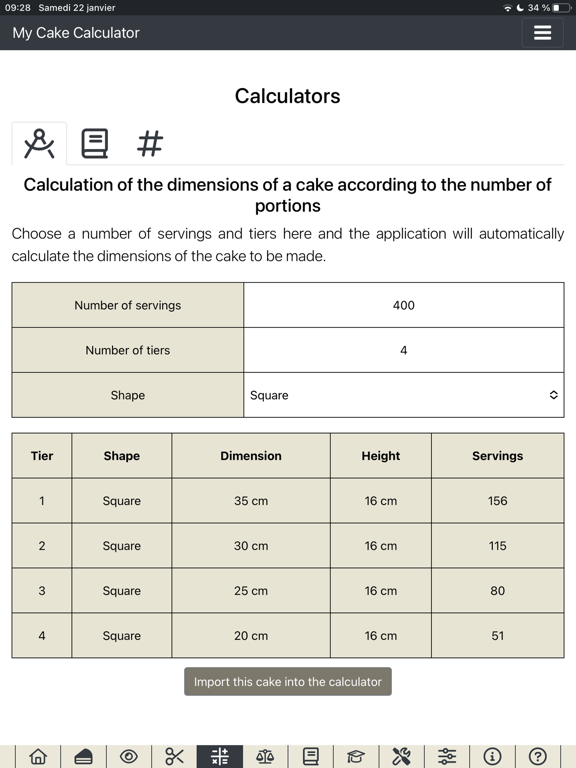 My Cake Calculatorのおすすめ画像9