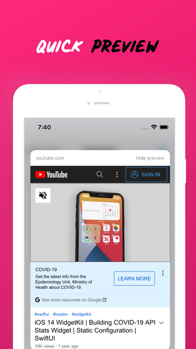 Bookmarks: Organize & Track Screenshot