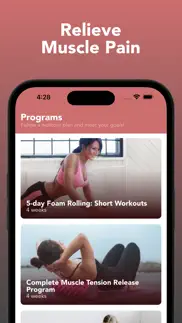 foam roller workout iphone screenshot 2
