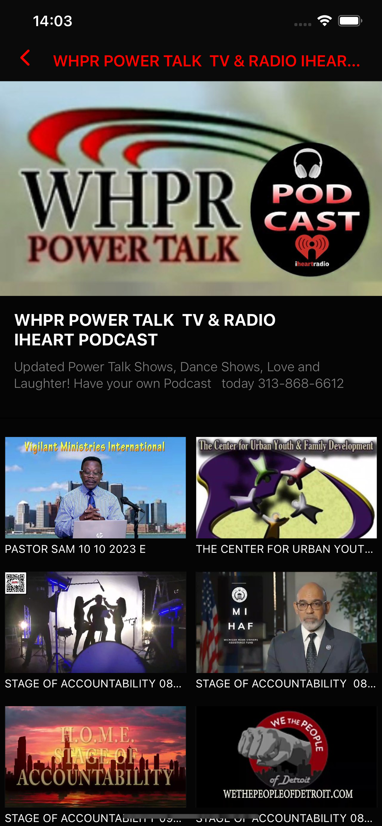 WHPR TV Now
