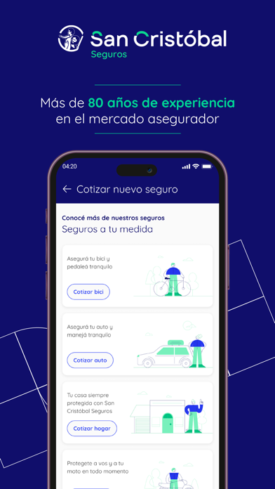 San Cristóbal Seguros Screenshot