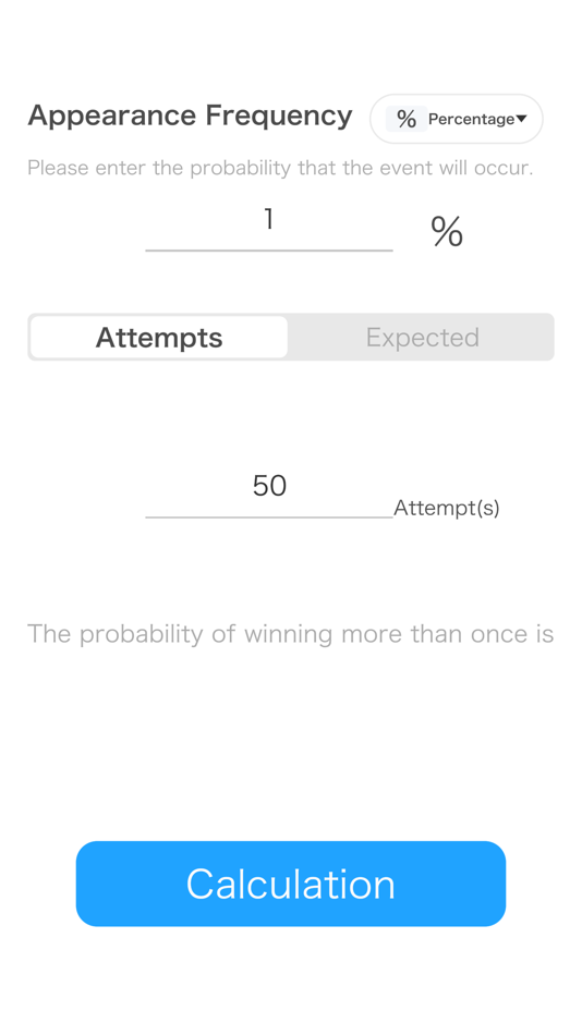 #1. Probability Calc of winning (iOS) Podle: IKURA CORPORATION LLC