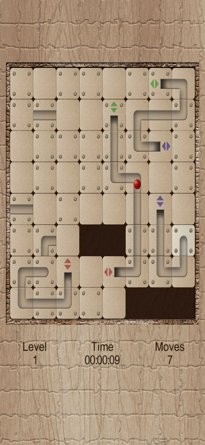 Roll the labyrinth tunnel ball