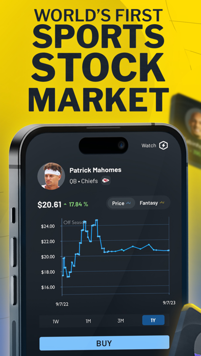 PredictionStrike Sport Stocks Screenshot
