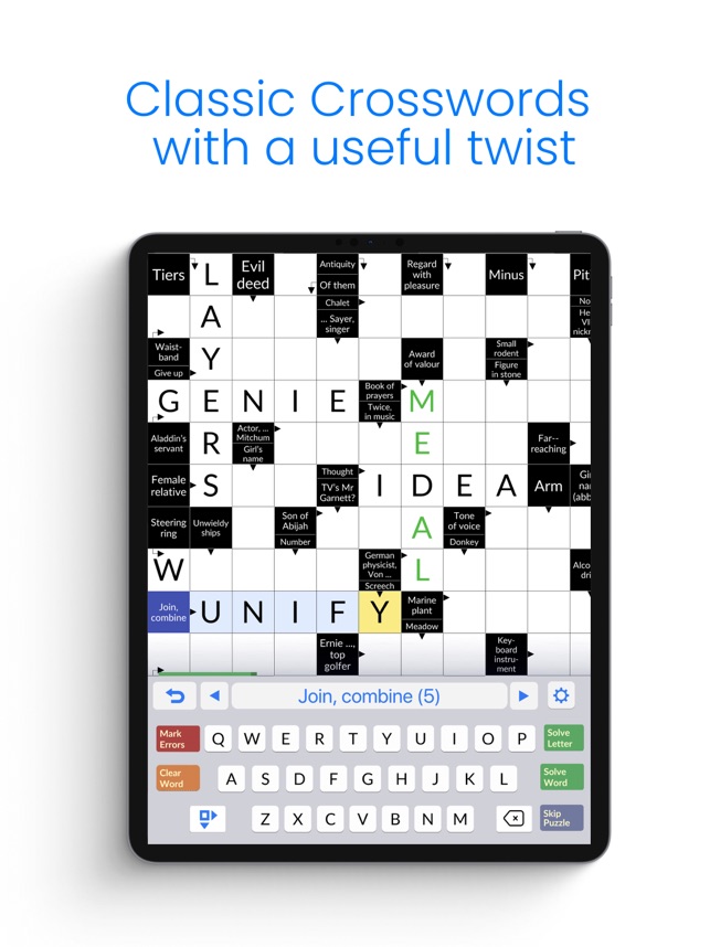 Pure Crosswords - the best Crossword Puzzle Word Game ever