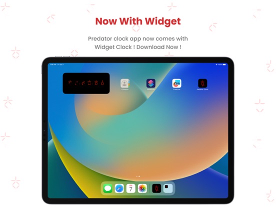 Predator Clock : Alarm Clock iPad app afbeelding 1