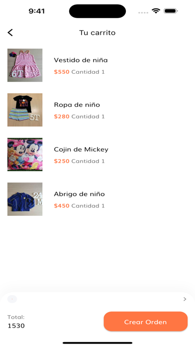 Paquita Store Screenshot