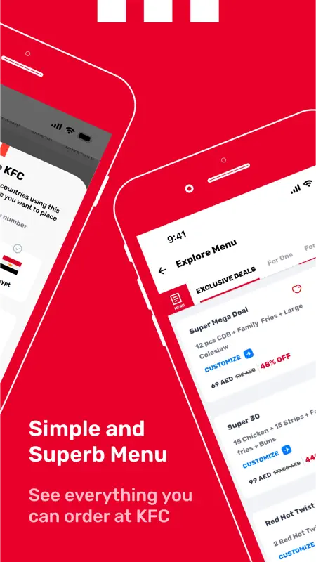 KFC UAE - Order Food Online screenshot 3 of 8