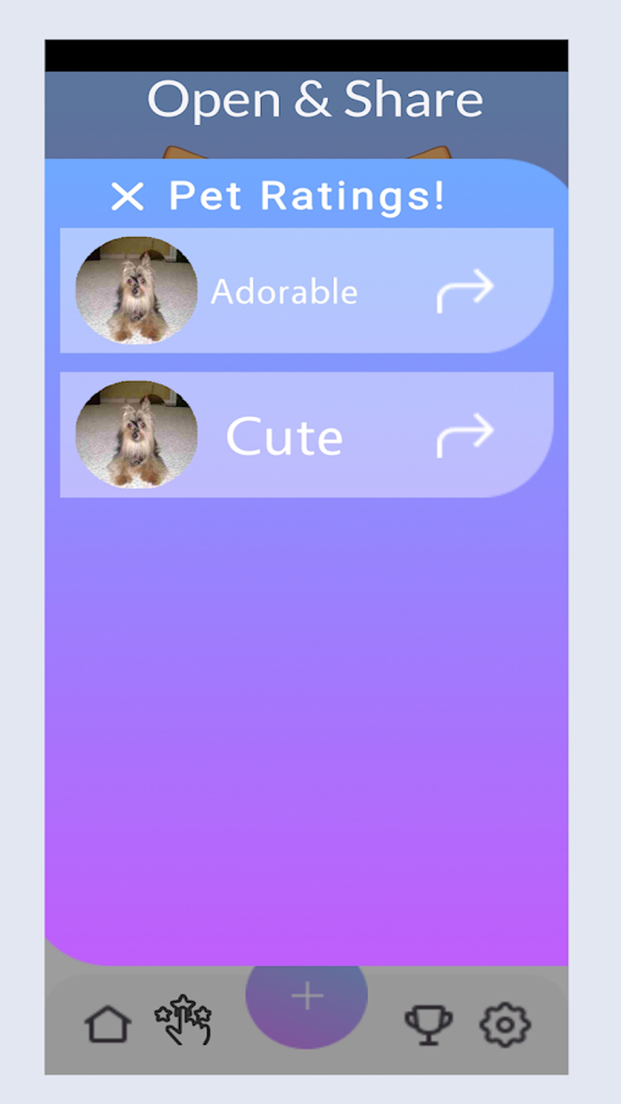 Pet Share Photo Voting Game