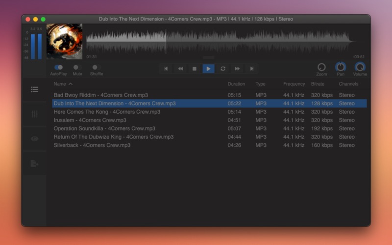 Ampado PRO - Audio Player Screenshot