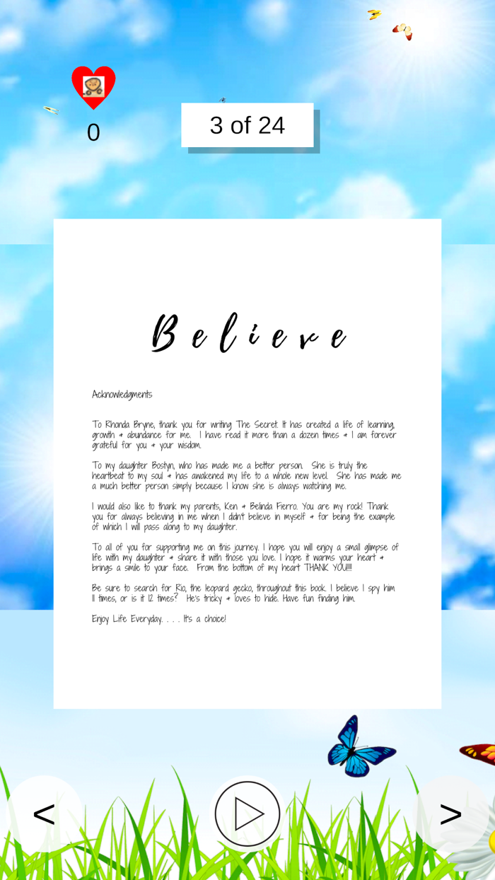 Believe by Tana Grover