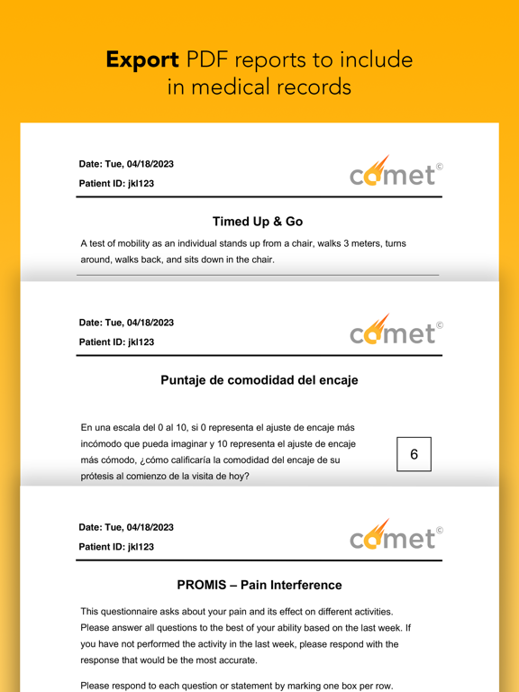 P&O Comet iPad screenshot 5 - Medical app