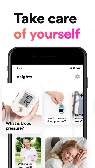 Blood Pressure Monitor, Reader Screenshot