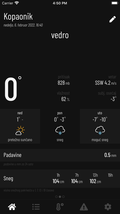 Vreme u Srbiji Screenshot