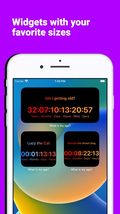 What is my age widgets screenshot-5