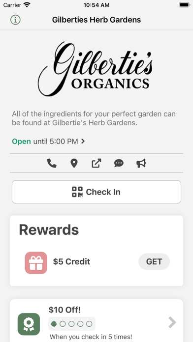Gilberties Organics Screenshot