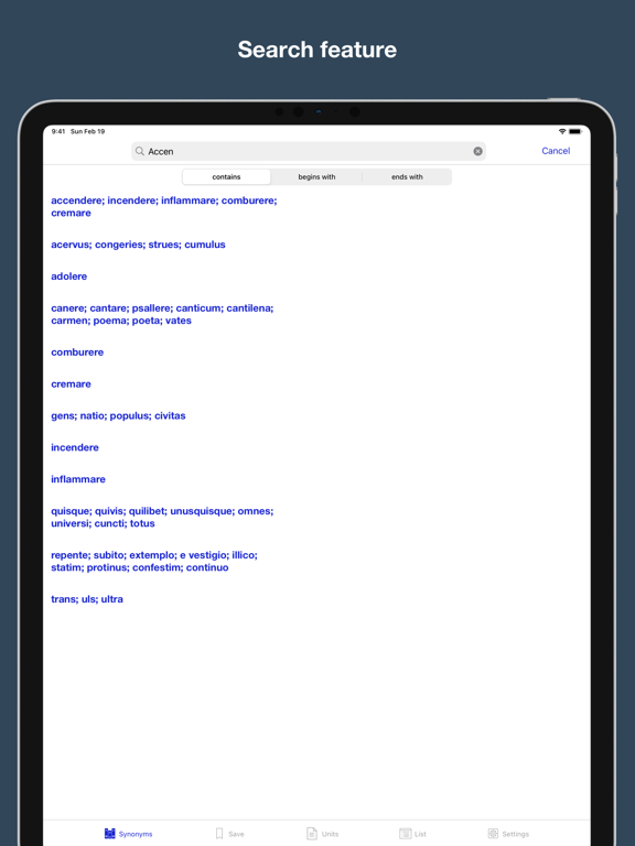 Screenshot #5 pour Latin synonym dictionary
