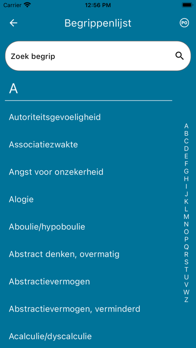 Psychiatrisch onderzoek Screenshot