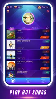 dance tiles: music ball games iphone screenshot 1