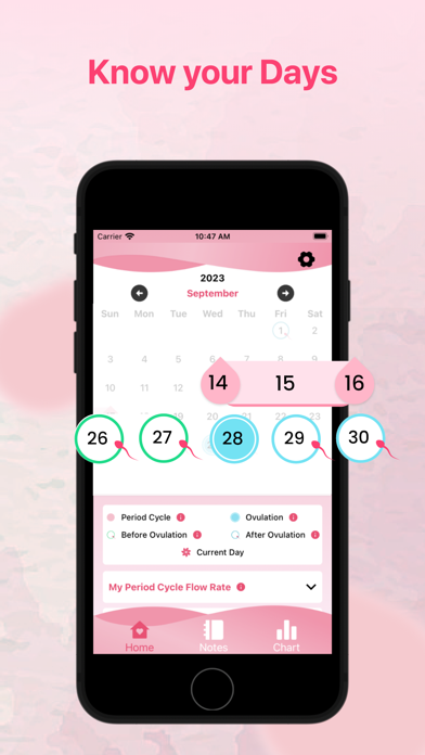 Ovulation + Period Trackerのおすすめ画像1