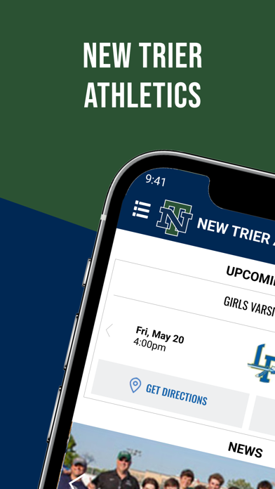 New Trier Athletics Screenshot