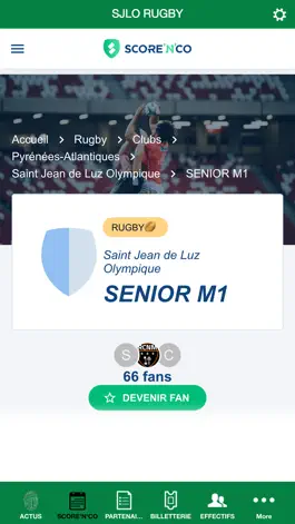 Game screenshot SJLO RUGBY apk