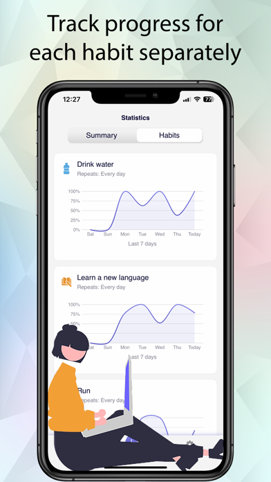 Habit Tracker & Daily Goals Screenshot