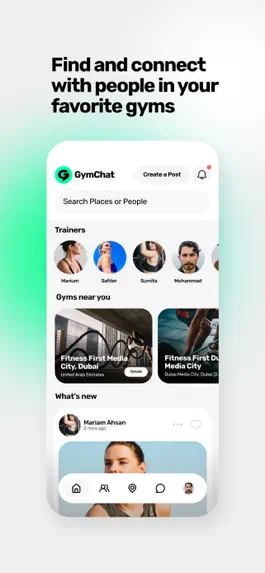 Game screenshot GymChat - Social Fitness apk