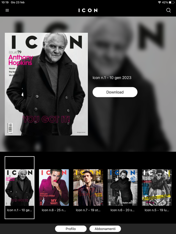 Icon iPad screenshot 5 - Magazines & Newspapers app