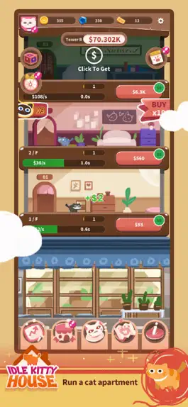 Game screenshot Idle Kitty House hack