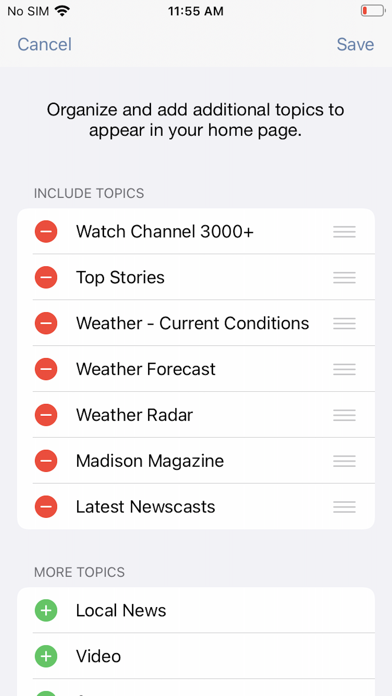 Channel 3000 | News 3 Now Screenshot
