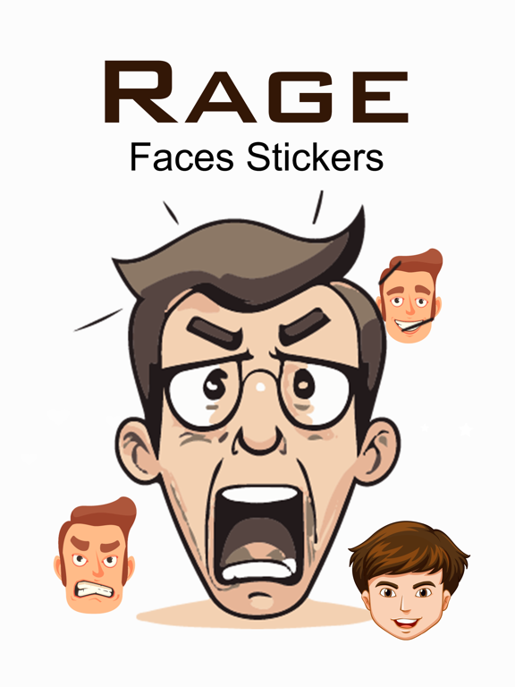 Screenshot #4 pour Rage Faces Stickers Pack