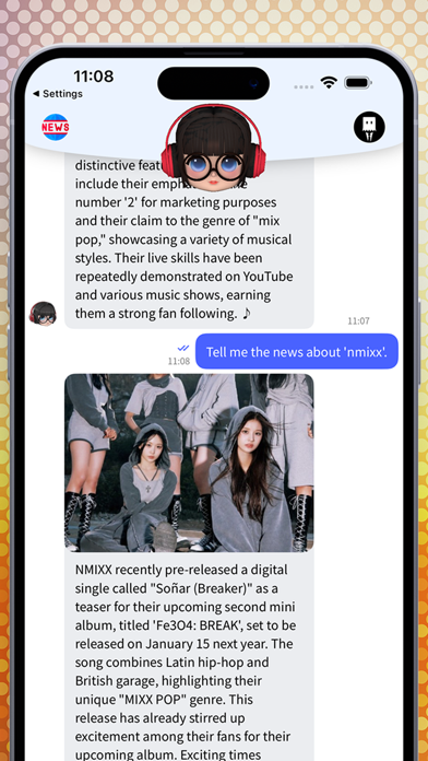 K-POP Friend AI Screenshot