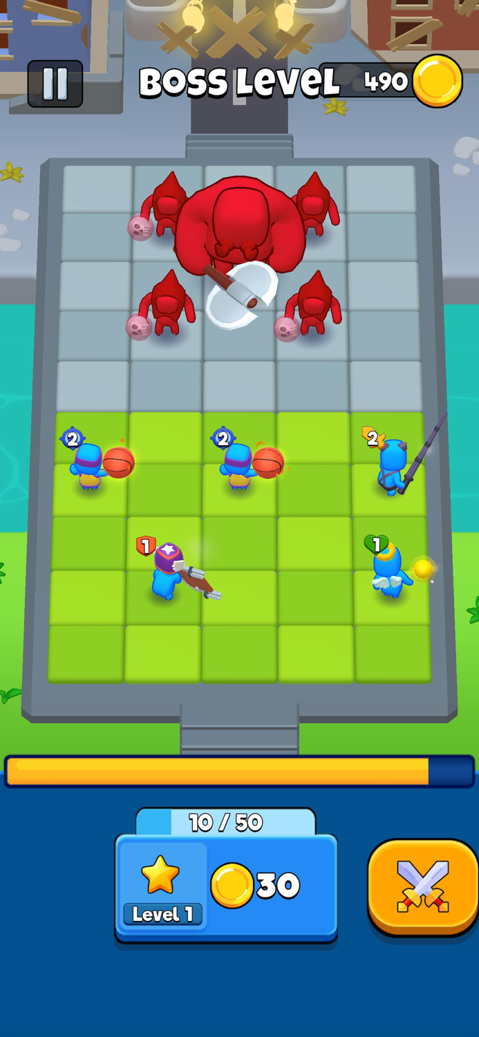 Merge Battle - Auto Arena