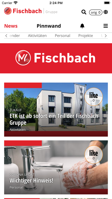 MyFischbach Screenshot
