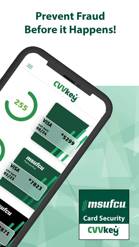 #3. MSUFCU CVVkey (iOS) 由: Michigan State University Federal Credit Union