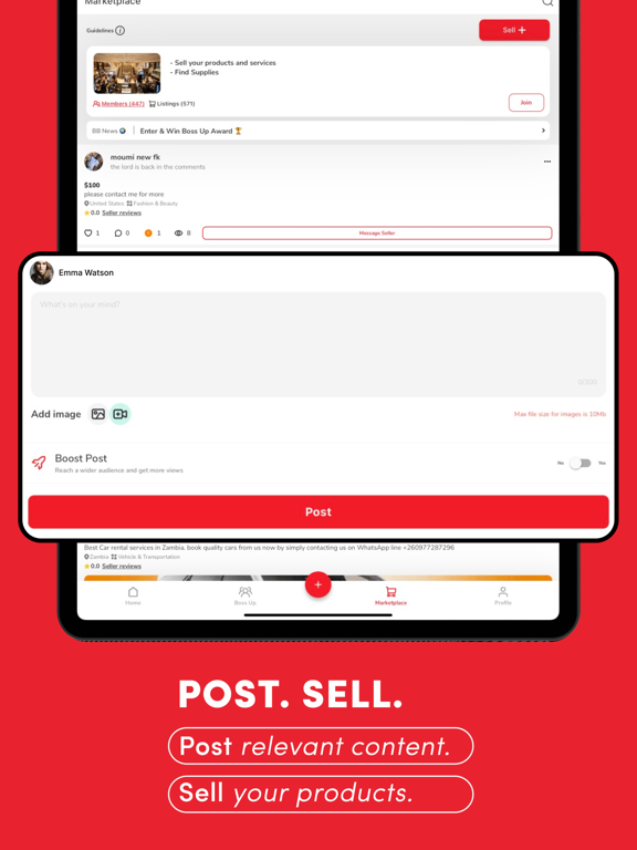 Business Bosses - Networking iPad screenshot 5 - Business app